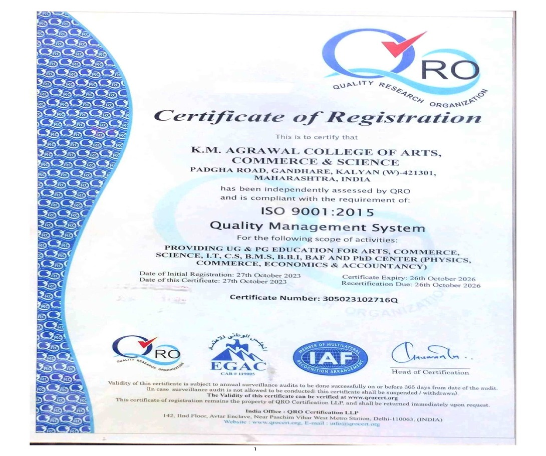 ISO- Certificate