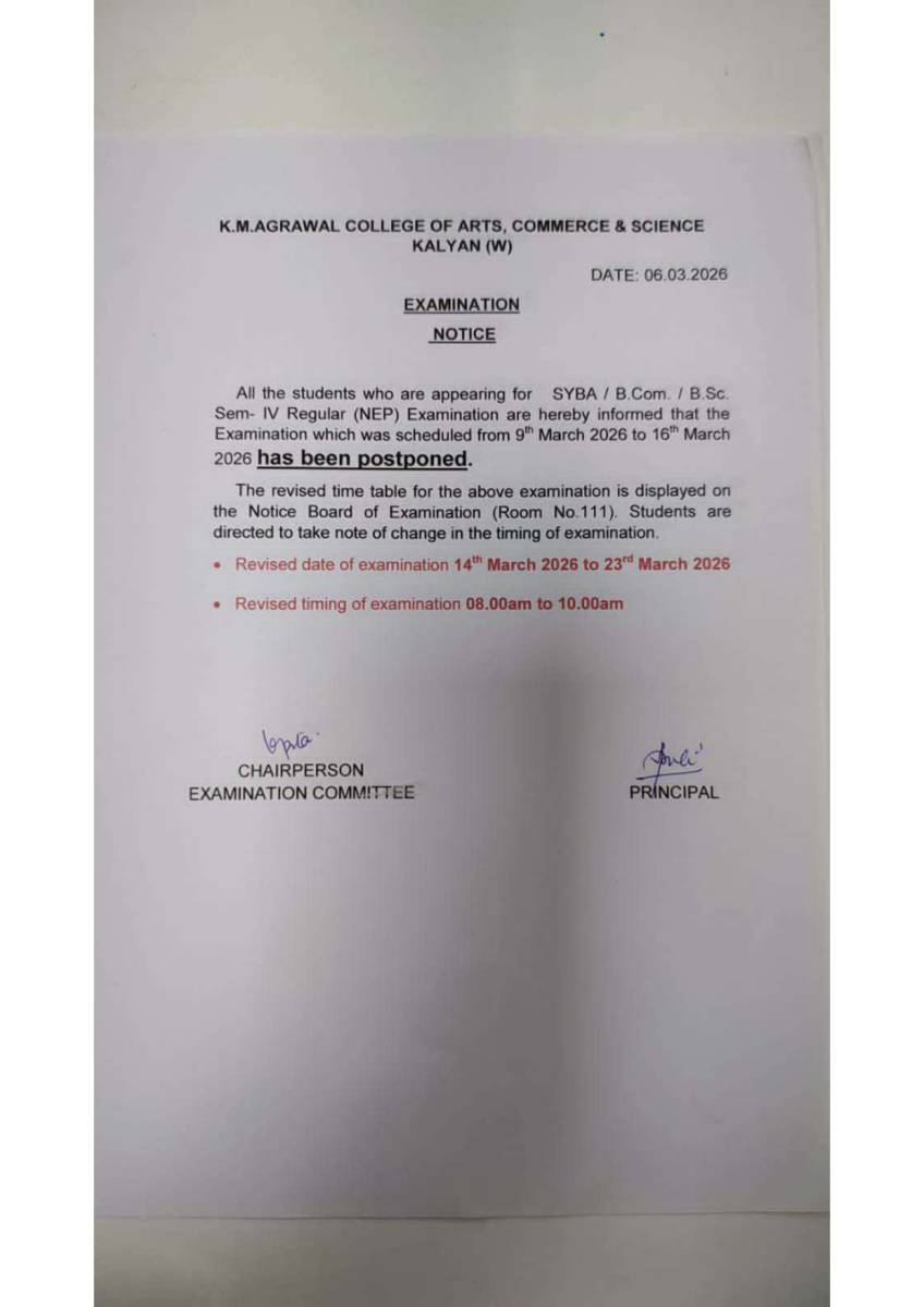  Notice for S.Y.B.A/B.Com/B.Sc. Sem.IV Regular (NEP) Ex…