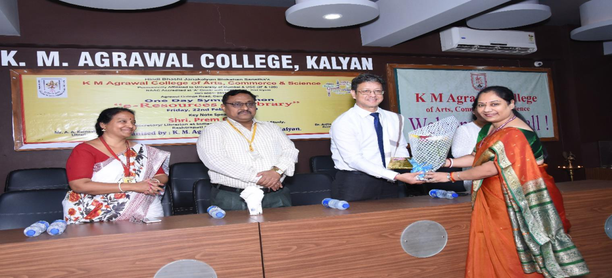 One Day Symposium “e- resources & Library”