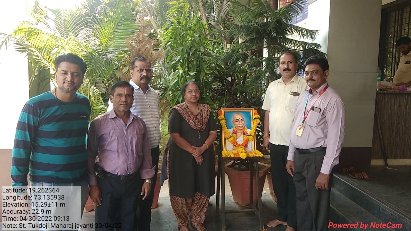  K.M. Agrawal College, Kalyan has celebrated St. Tukdoji Maharaj Jayanti on 30th April 2022 