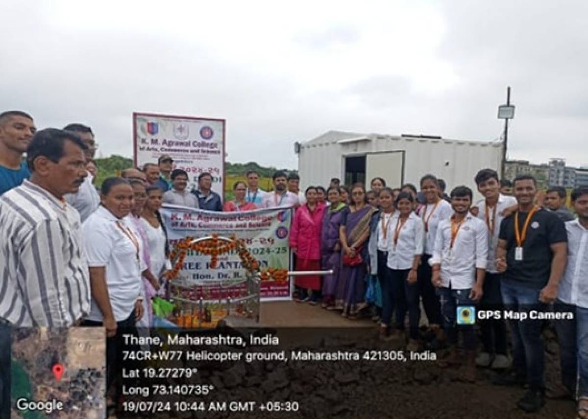 Vrikshya Dindi and tree plantation Program at Dr. R.B.Singh Public School,Bapgaon