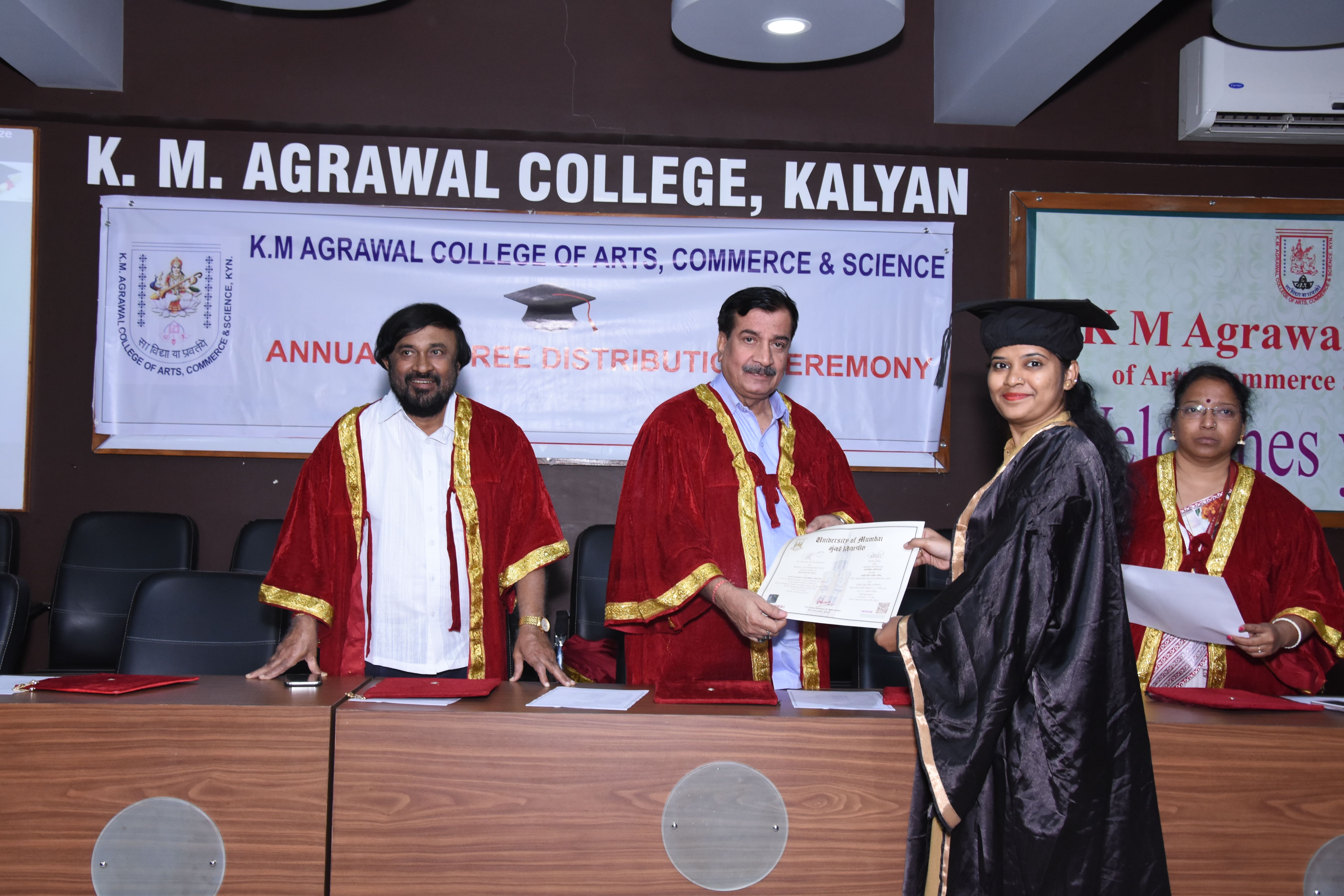 Annual Degree Distribution Ceremony 