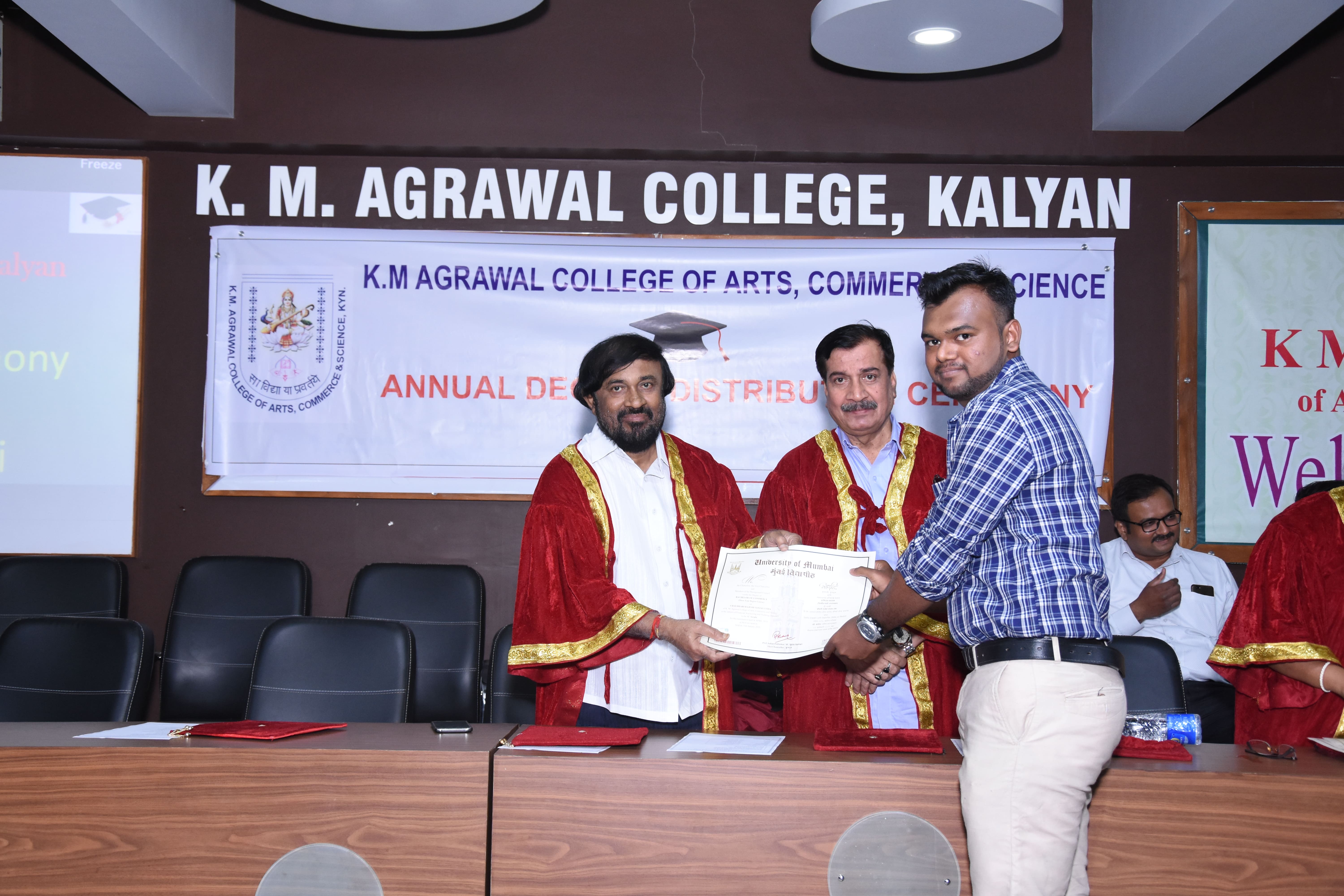 Annual Degree Distribution Ceremony 