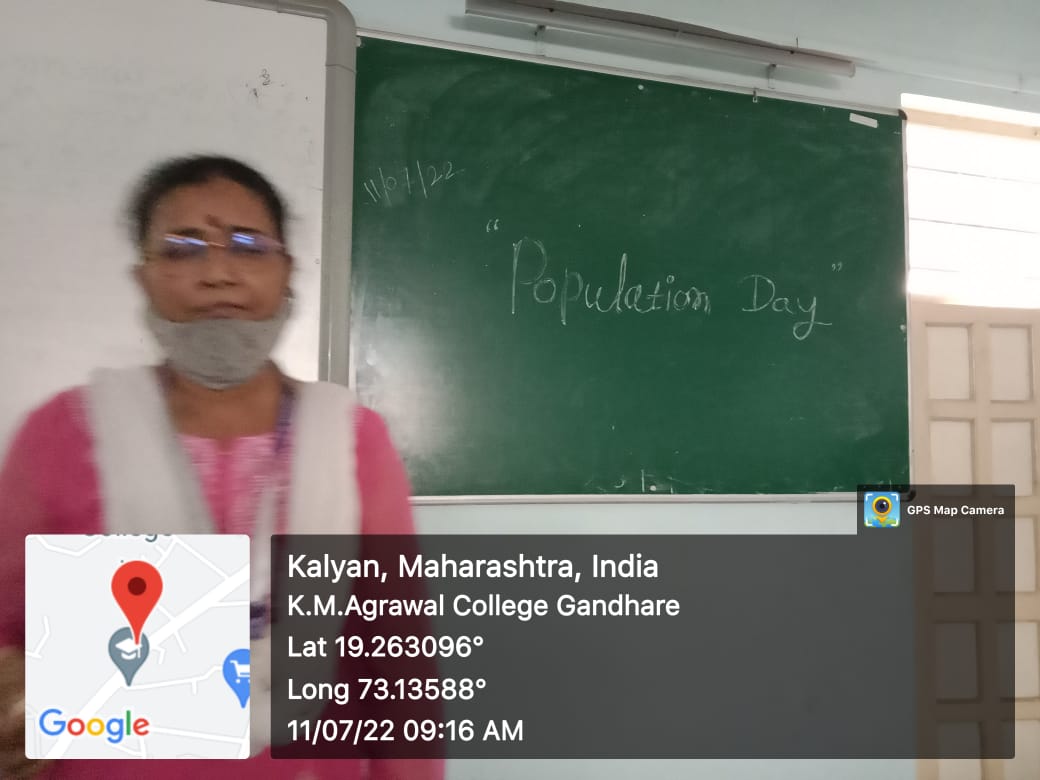  Department of Economics Celebrated Population Day on 11th July, 2022 