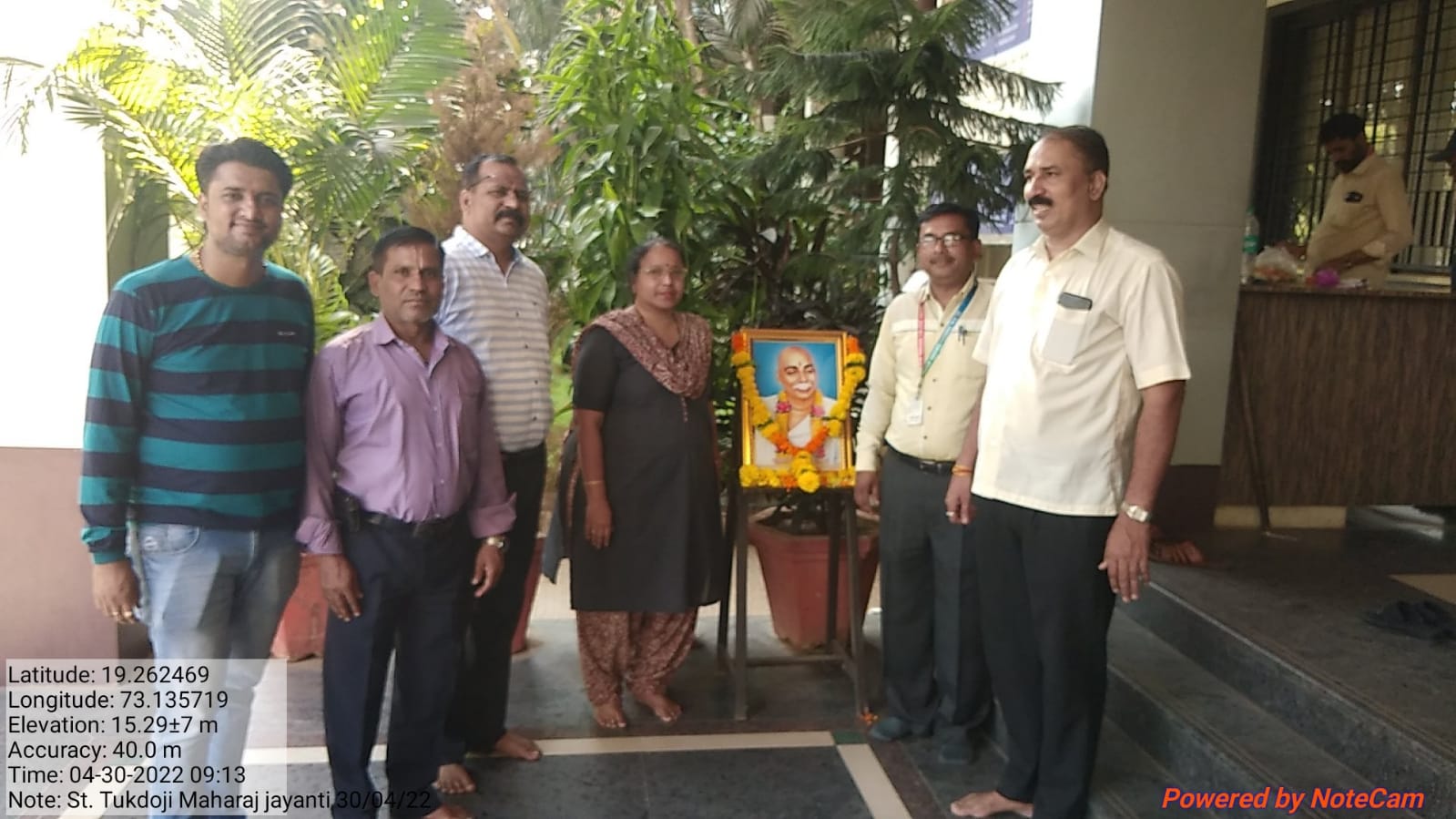  K.M. Agrawal College, Kalyan has celebrated St. Tukdoji Maharaj Jayanti on 30th April 2022 